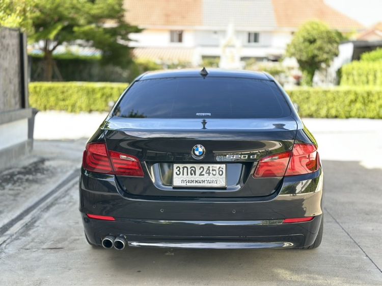 BMW Series 5 2014 520d Sedan ดีเซล เกียร์อัตโนมัติ ดำ รูปที่ 4