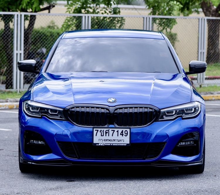 BMW Series 3 2020 320d Sedan ดีเซล ไม่ติดแก๊ส เกียร์อัตโนมัติ น้ำเงิน รูปที่ 2