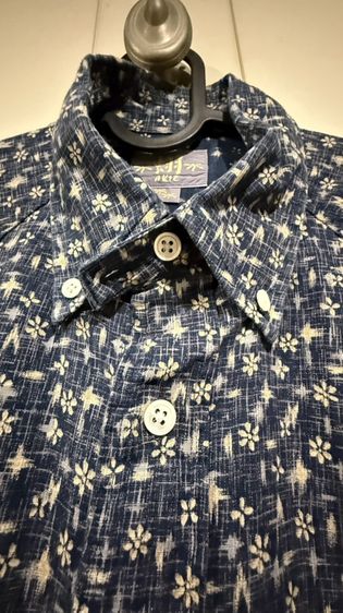 short sleeves indigo shirt made in japan