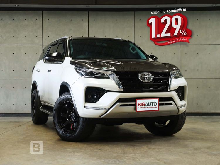 Toyota Fortuner 2022 2.4 G Utility-car ดีเซล ไม่ติดแก๊ส เกียร์อัตโนมัติ ขาว