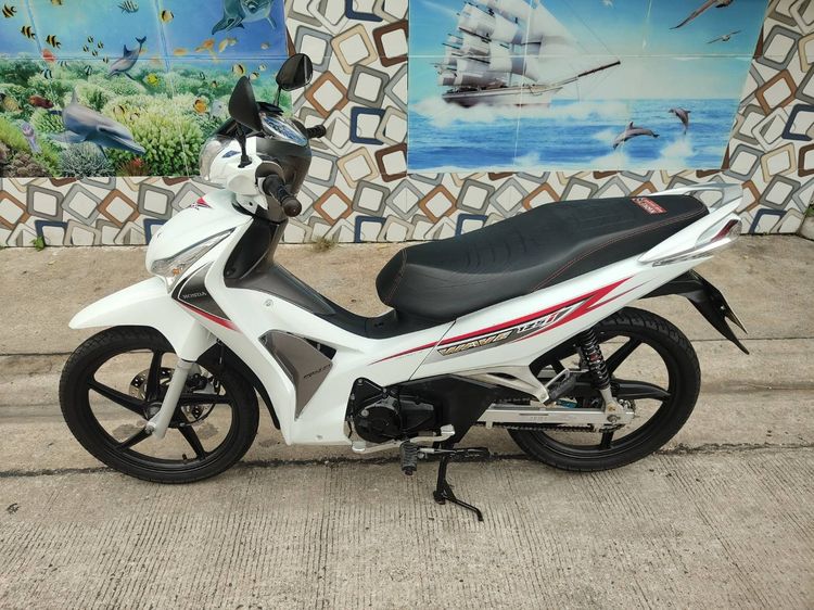 🛵ยังไงก็ขาย WAVE125 i ปี 56 เครื่องดี สีสวย สตาร์ทมือ รถบ้านเดิมๆ เล่มชุดโอนครบ+เปลี่ยนถ่ายน้ำมันเครื่องฟรี ส่งฟรี30 ก.ม รูปที่ 2