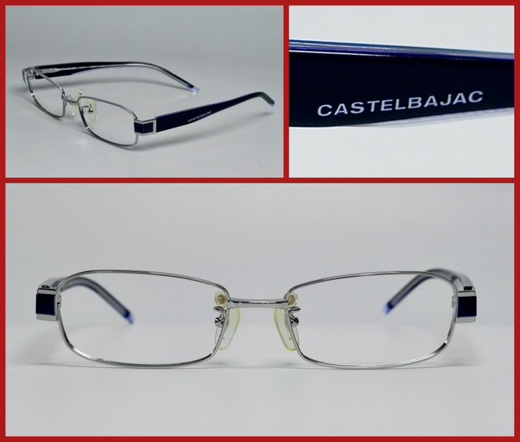 ⚠️เหมือนใหม่‼️กรอบแว่น CASTELBAJAC ของแท้ แบรนด์หรูราคาแพงฝรั่งเศส