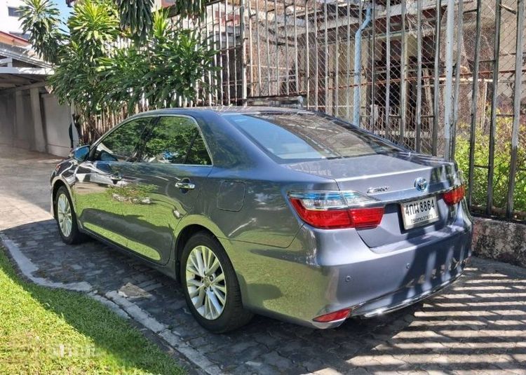 Toyota Camry 2015 2.5 Hybrid Premium Sedan เบนซิน ไม่ติดแก๊ส เกียร์อัตโนมัติ เทา รูปที่ 4
