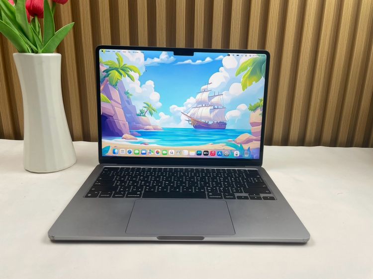 Apple แมค โอเอส 8 กิกะไบต์ อื่นๆ ไม่ใช่ MacBook Air 13-inch M2 2022 Ram8GB SSD512GB  Space gray  