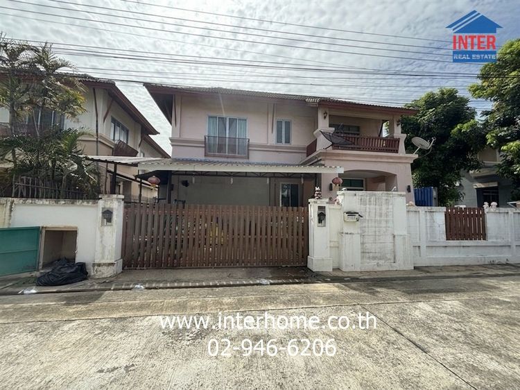 บ้านเดี่ยว 2 ชั้น 87 ตร.ว. หมู่บ้านกฤษณา วัชรพล ซอยวัชรพล1-1 แยก2 ถนนวัชรพล ถนนรามอินทรา ถนนพหลโยธิน เขตบางเขน กรุงเทพมหานคร