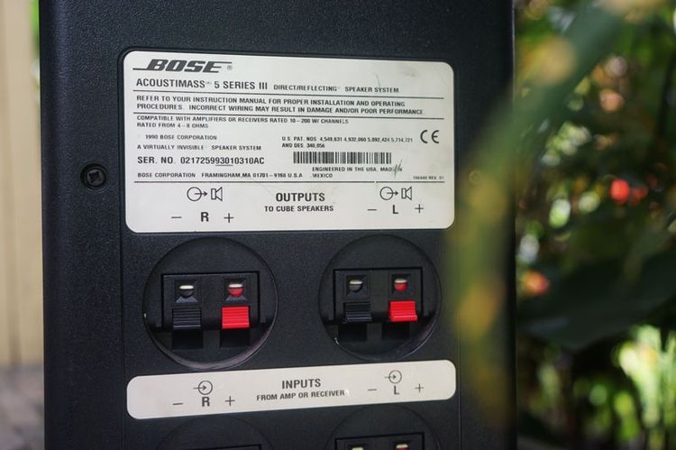 ลำโพงเสียงดี  Bose Acoustimass 5 Series III กับเต๋าตัวหายาก รูปที่ 7