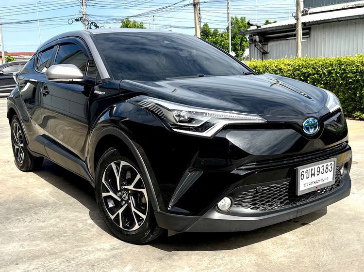 Toyota C-HR 2023 1.8 Hybrid Premium Safety Sedan ไฮบริด ไม่ติดแก๊ส เกียร์อัตโนมัติ ดำ
