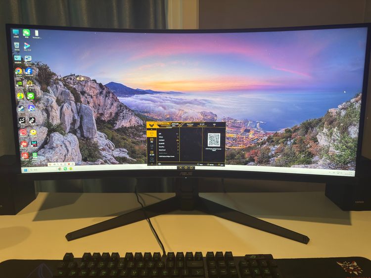 ASUS 34-inch Ultrawide Curved Monitor 240Hz รูปที่ 4