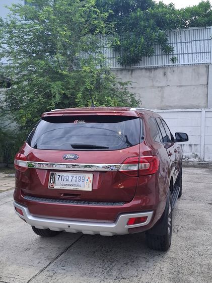 Ford Everest 2017 2.2 Titanium Utility-car ดีเซล ไม่ติดแก๊ส เกียร์อัตโนมัติ แดง รูปที่ 4