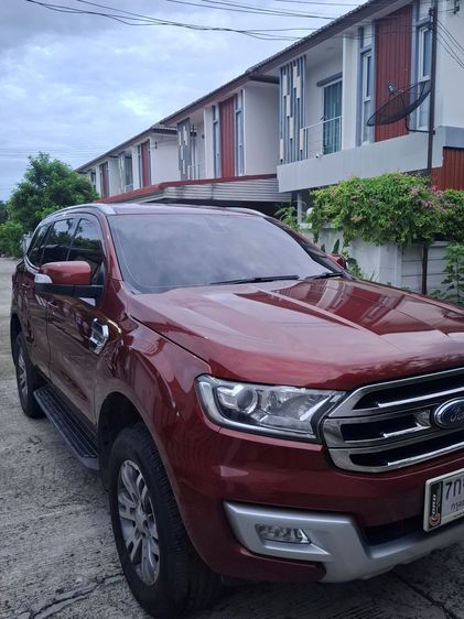 Ford Everest 2017 2.2 Titanium Utility-car ดีเซล ไม่ติดแก๊ส เกียร์อัตโนมัติ แดง รูปที่ 2
