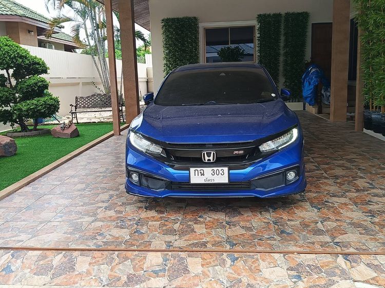 Honda Civic 2019 1.5 Turbo RS Sedan เบนซิน ไม่ติดแก๊ส เกียร์อัตโนมัติ น้ำเงิน