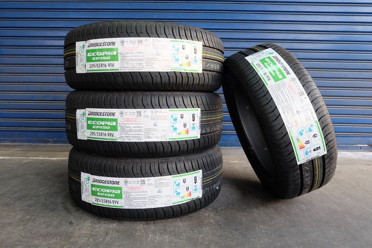🏅 ยางใหม่ Bridgestone รุ่น Ecopia EP150 ขนาด 205 55R16 ปี25