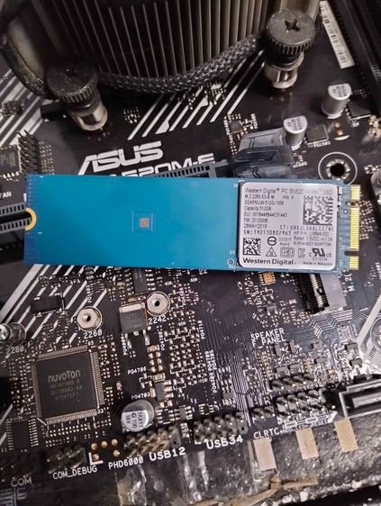 ที่เก็บข้อมูลและเมมโมรี่การ์ด M.2 PCIe.NVME. WD SN520 512GB