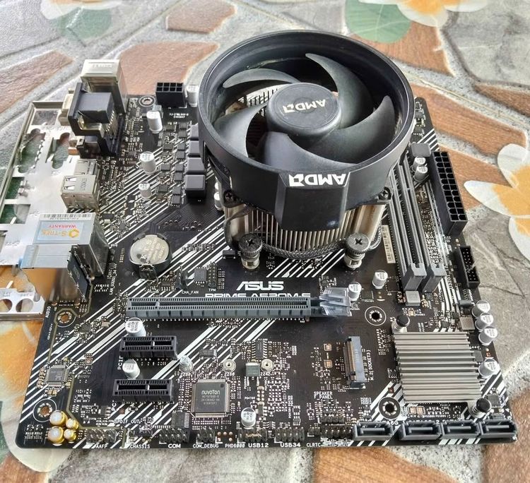 SET PC RYZEN R5 4650G+APU VGA + MB A520M