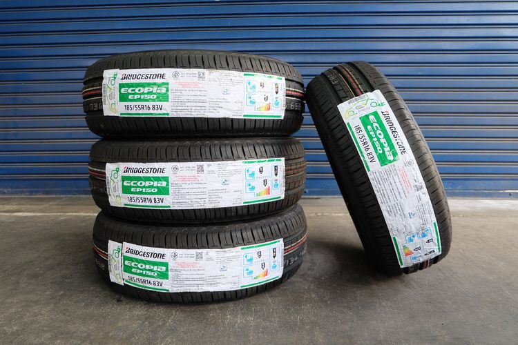 🏅 ยางใหม่ Bridgestone รุ่น Ecopia EP150 ขนาด 185 55R16 ปี25