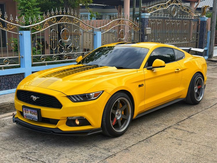 รถ Ford Mustang 2.3 Ecoboost สี เหลือง