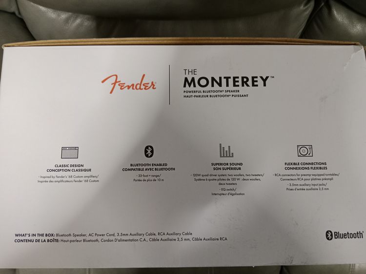 Fender Monterey ลำโพง Bluetooth  รูปที่ 8