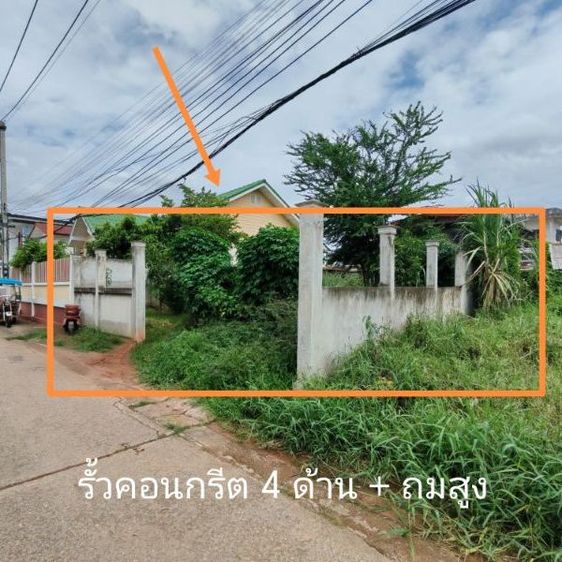 📢 ขายที่ดินเปล่า​ ถมสูง+รั้วคอนกรีต ทั้ง4ด้าน!! ทำเลปัง✨​ ต.หมากแข้ง อ.เมือง จ.อุดรธานี