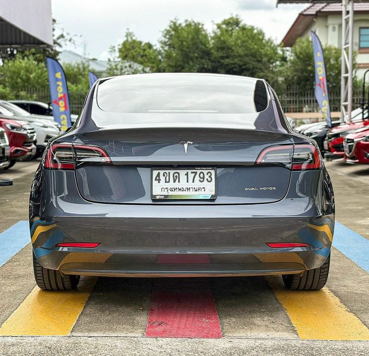 Tesla Model-3 2023 Long Range 4WD Sedan ไฟฟ้า ไม่ติดแก๊ส เกียร์อัตโนมัติ เทา รูปที่ 4