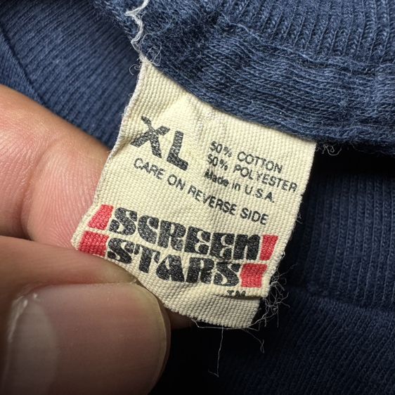 เสื้อยืดผ้าบาง Screen Stars 80s Size XL รูปที่ 6