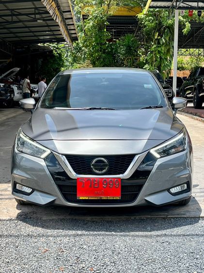 Nissan Almera 2020 1.0L Turbo VL CVT Sedan เบนซิน ไม่ติดแก๊ส เกียร์อัตโนมัติ เทา รูปที่ 2