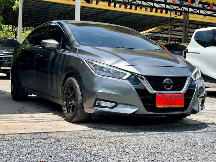 Nissan Almera 2020 1.0L Turbo VL CVT Sedan เบนซิน ไม่ติดแก๊ส เกียร์อัตโนมัติ เทา รูปที่ 3