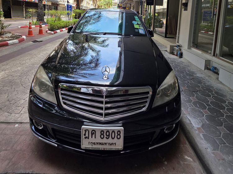 Mercedes-Benz C-Class 2010 C200 Sedan เบนซิน ไม่ติดแก๊ส เกียร์อัตโนมัติ ดำ