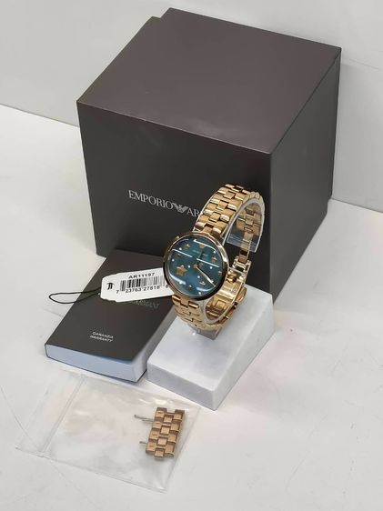 Emporio Armani AR11197 Rose Gold หน้าปัดดาว กล่องครบ ข้อสายครบ สภาพสวย รูปที่ 5