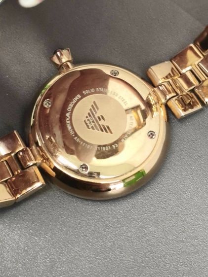 Emporio Armani AR11197 Rose Gold หน้าปัดดาว กล่องครบ ข้อสายครบ สภาพสวย รูปที่ 14