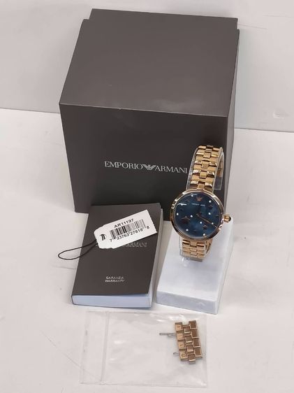 Emporio Armani AR11197 Rose Gold หน้าปัดดาว กล่องครบ ข้อสายครบ สภาพสวย รูปที่ 4