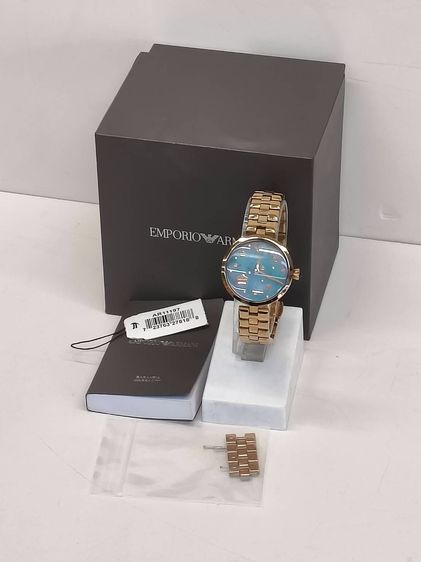 Emporio Armani AR11197 Rose Gold หน้าปัดดาว กล่องครบ ข้อสายครบ สภาพสวย รูปที่ 3