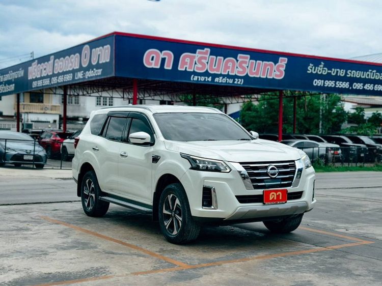 Nissan Terra 2023 2.3 E Utility-car ดีเซล ไม่ติดแก๊ส เกียร์อัตโนมัติ ขาว