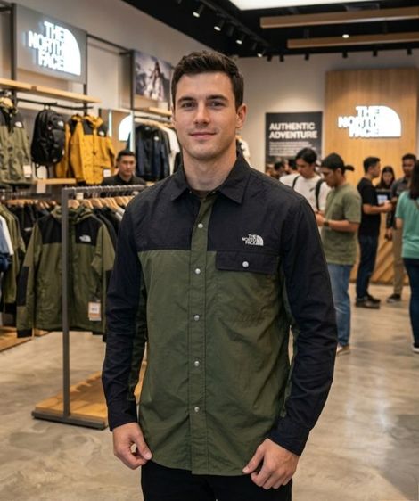 อื่นๆ เสื้อเชิ้ต อื่นๆ อื่นๆ แขนยาว the north face