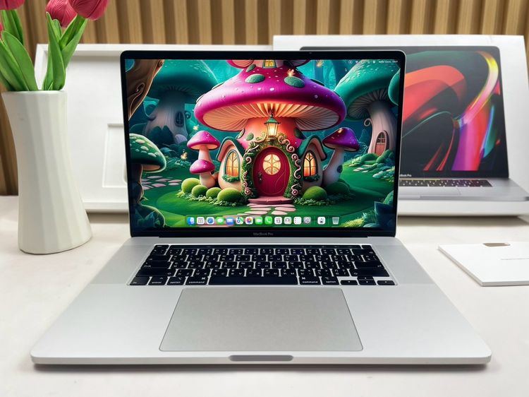 Apple Mackbook Pro 16 Inch แมค โอเอส 16 กิกะไบต์ อื่นๆ ไม่ใช่ MacBook Pro 16-inch 2019 Core i7 Ram16GB SSD512GB Silver - 61328