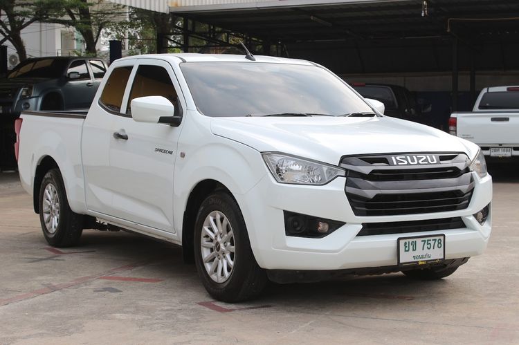Isuzu D-MAX 2022 1.9 S Pickup ดีเซล เกียร์ธรรมดา ขาว รูปที่ 2