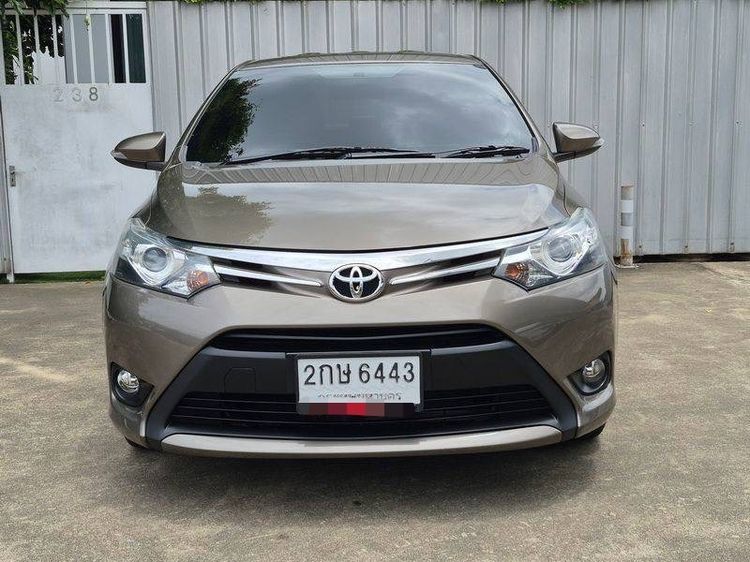 Toyota Vios 2014 1.5 G Sedan เบนซิน ไม่ติดแก๊ส เกียร์อัตโนมัติ บรอนซ์ทอง