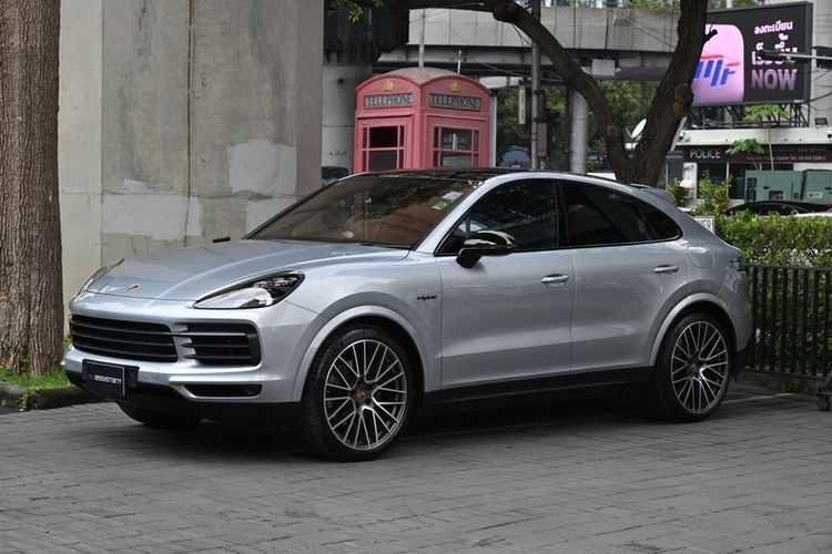 Porsche Cayenne 2021 4.8 S 4WD Utility-car Hybrid (Diesel) ไม่ติดแก๊ส เกียร์อัตโนมัติ เทา
