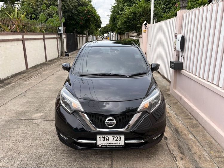 Nissan Note 2019 1.2 VL เบนซิน ไม่ติดแก๊ส เกียร์อัตโนมัติ ดำ รูปที่ 3