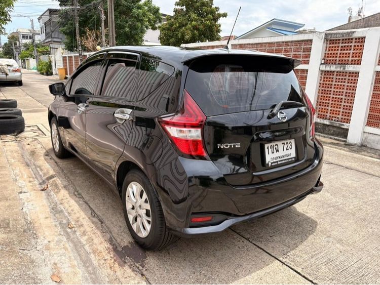 Nissan Note 2019 1.2 VL เบนซิน ไม่ติดแก๊ส เกียร์อัตโนมัติ ดำ รูปที่ 4