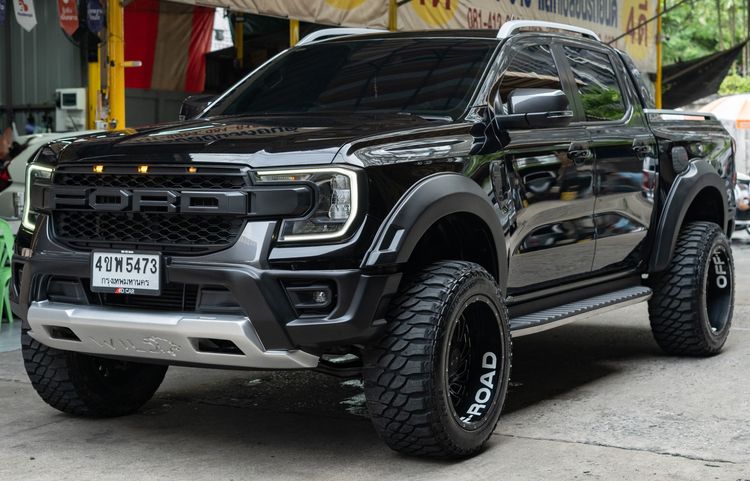 Ford Ranger 2023 2.0 Turbo Hi-Rider Wildtrak Pickup ดีเซล ไม่ติดแก๊ส เกียร์อัตโนมัติ ดำ รูปที่ 2
