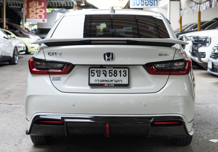 Honda City 2024 1.5 e:HEV SV Sedan ไฮบริด ไม่ติดแก๊ส เกียร์อัตโนมัติ ขาว รูปที่ 4