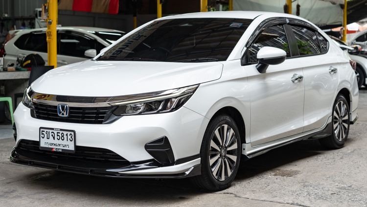 Honda City 2024 1.5 e:HEV SV Sedan ไฮบริด ไม่ติดแก๊ส เกียร์อัตโนมัติ ขาว รูปที่ 2