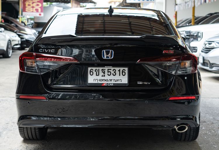 Honda Civic 2025 2.0 eHEV RS Sedan ไฮบริด ไม่ติดแก๊ส เกียร์อัตโนมัติ ดำ รูปที่ 4