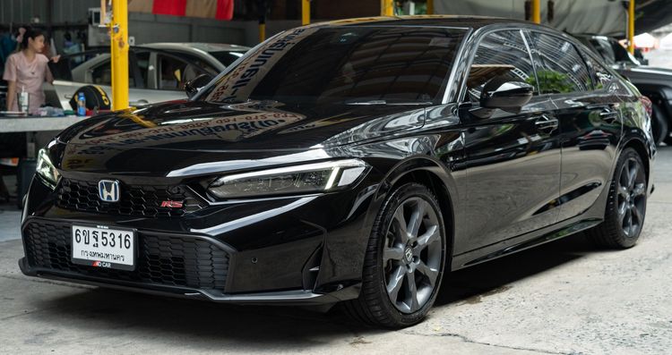 Honda Civic 2025 2.0 eHEV RS Sedan ไฮบริด ไม่ติดแก๊ส เกียร์อัตโนมัติ ดำ รูปที่ 2