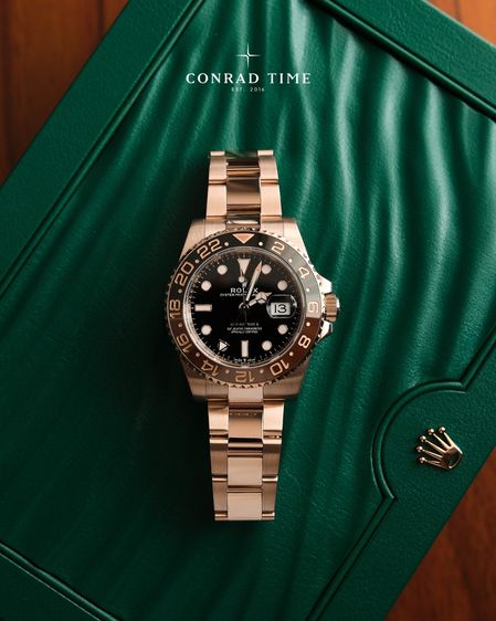 Rolex GMT-Master II 126715CHNR 'Root Beer Black Dial Rose Gold Oyster 2022 40mm.