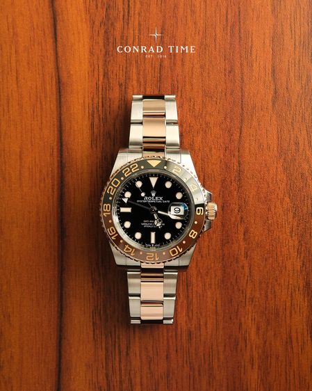 Rolex GMT-Master II 126711CHNR Root Beer' Black Dial Two-Tone Oyster 2020 40mm. 