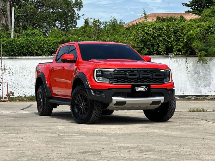 รถ Ford Ranger Raptor 3.0 4WD สี ส้ม