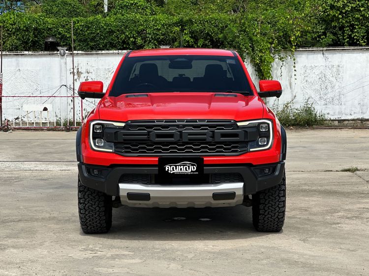 Ford Ranger 2022 Raptor 3.0 4WD Pickup เบนซิน ไม่ติดแก๊ส เกียร์อัตโนมัติ ส้ม รูปที่ 3