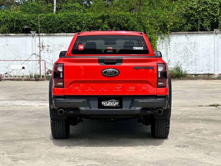 Ford Ranger 2022 Raptor 3.0 4WD Pickup เบนซิน ไม่ติดแก๊ส เกียร์อัตโนมัติ ส้ม รูปที่ 4