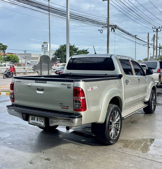 Toyota Hilux Vigo Champ 2012 Double Cab 3.0 G Prerunner Pickup ดีเซล เกียร์ธรรมดา บรอนซ์เงิน รูปที่ 4